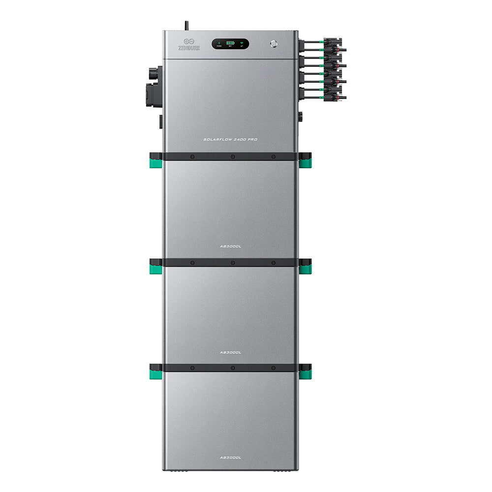 Mit drei AB3000L Zusatzbatterien